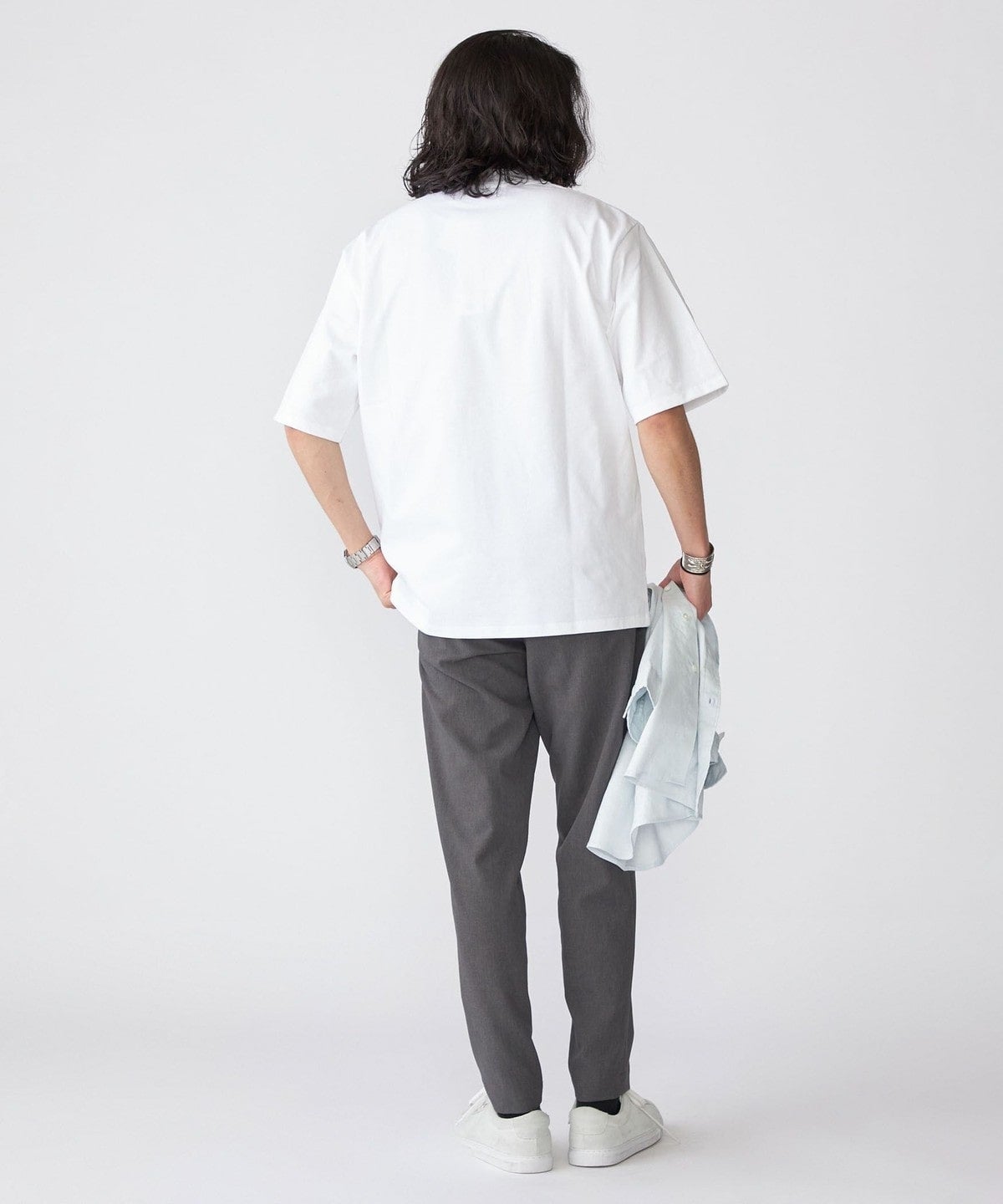 【SHIPS別注】THYARD: エーゲ海コットン ボックスシルエット Tシャツ