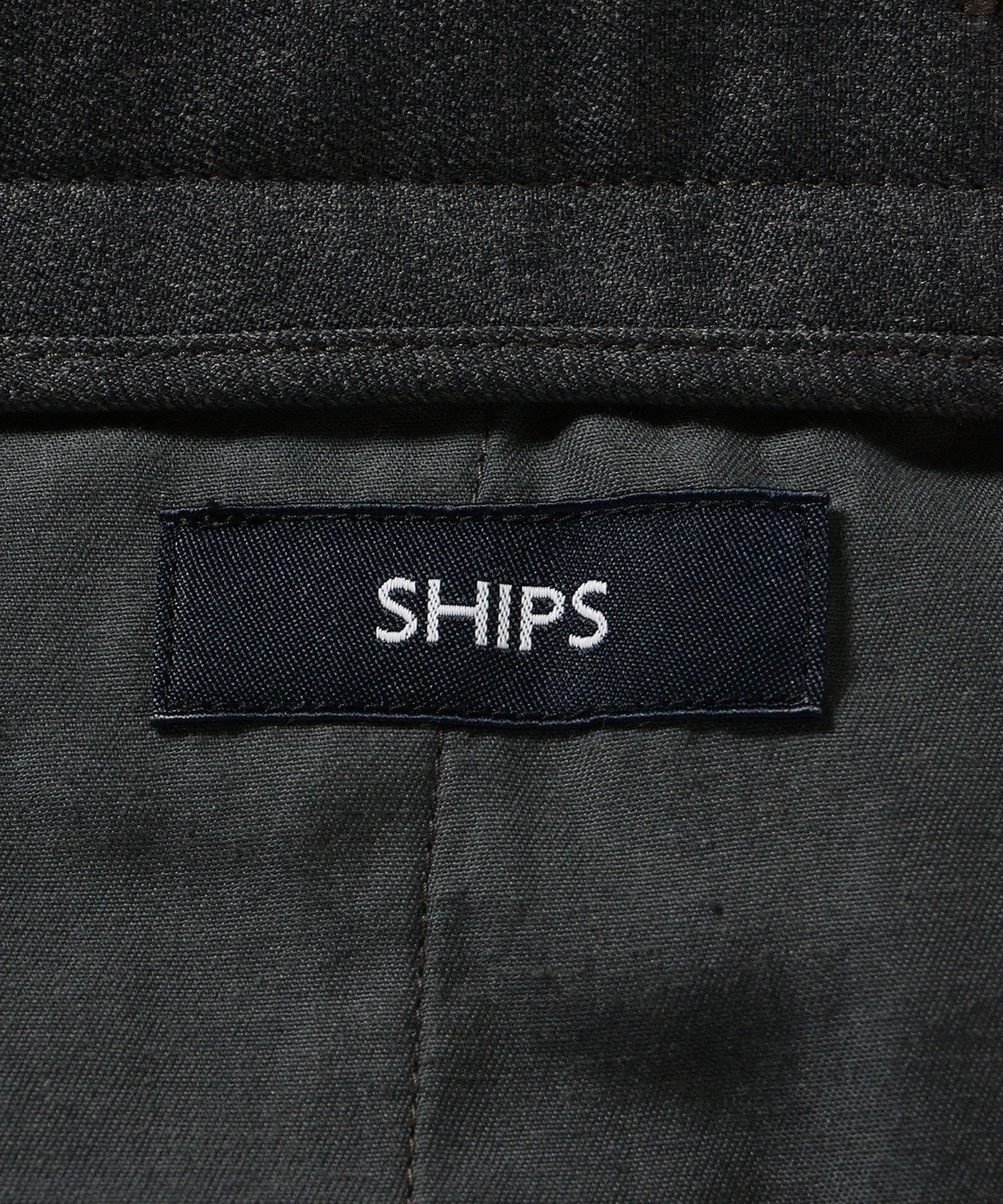 SHIPS: ウールライク ストレッチ ハイブリッド イージー パンツ