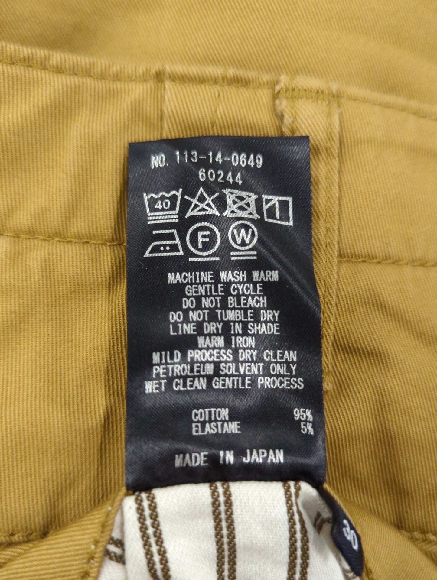 SHIPS: カラー テーパード チノパンツ 20FW
