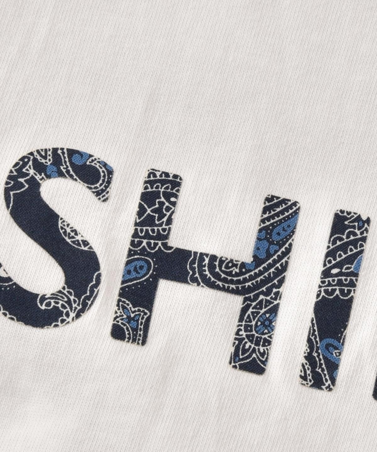 SHIPS: SHIPS ロゴ ペイズリー/フラワー/レオパード柄 Tシャツ