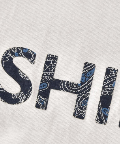 SHIPS: SHIPS ロゴ ペイズリー/フラワー/レオパード柄 Tシャツ