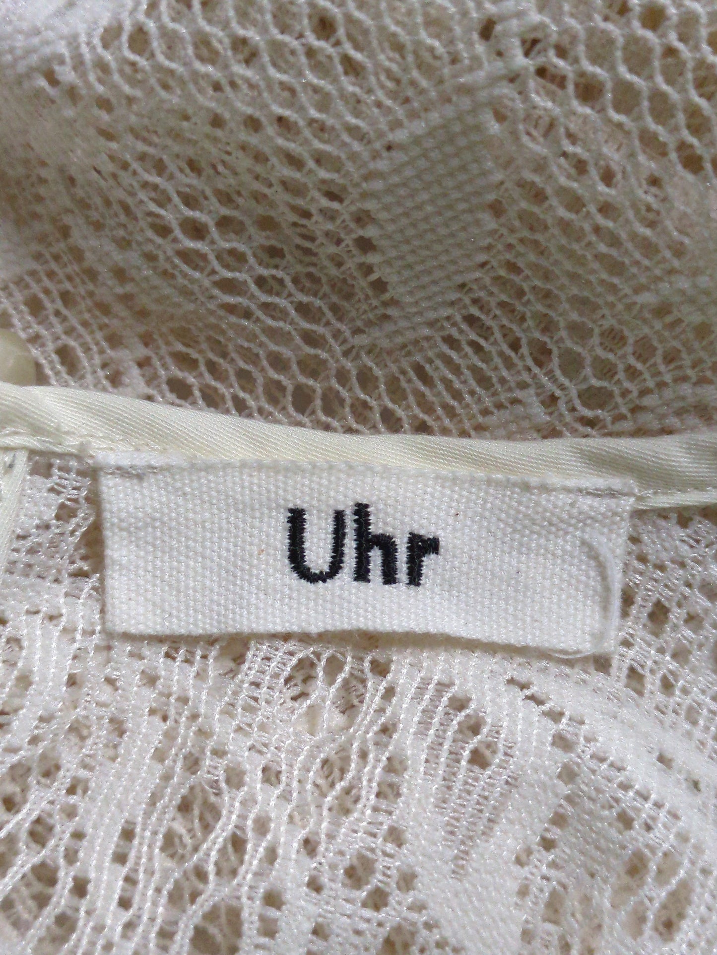 Uhr:〈洗濯機可能〉レース オーバー トップス